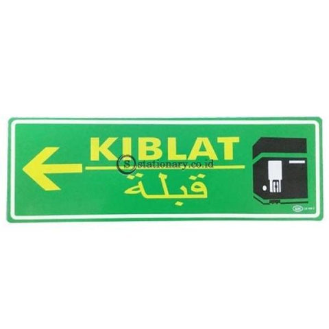 Gm Label Sign Akrilik (B) Kiblat Panah Kiri Warna Lb408C Office Stationery Digital & Display