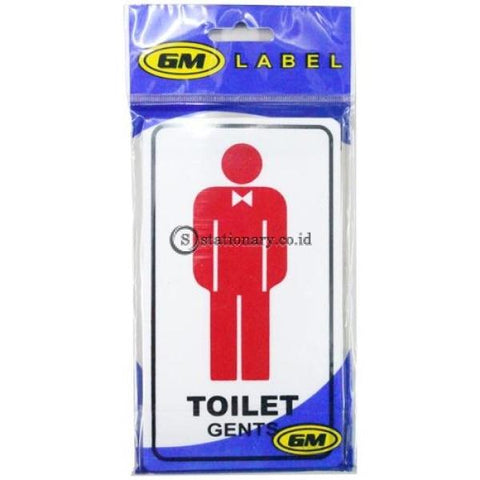 Gm Label Sign Akrilik (M) Toilet Ladies / Gents Lm-04 Office Stationery