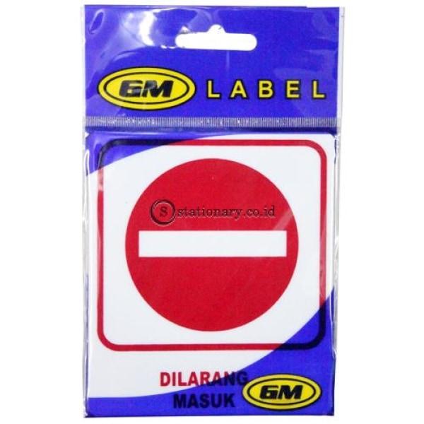 Gm Label Stiker (K) Dilarang Masuk Lk-04 Office Stationery