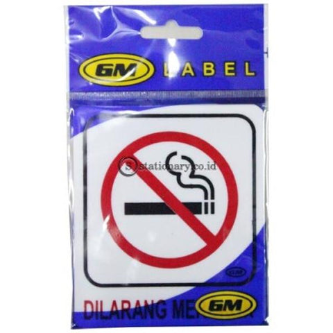 Gm Label Stiker (K) Dilarang Merokok Lk-03 Office Stationery