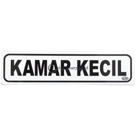 Gm Label Stiker (K) Kamar Kecil Office Stationery