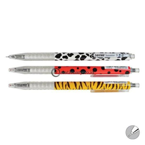 Joyko Ballpoint Gel Pen Savanna 0.5Mm Gp-204 Black Office Stationery