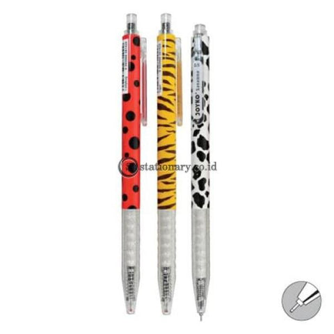 Joyko Ballpoint Gel Pen Savanna 0.5Mm Gp-204 Black Office Stationery
