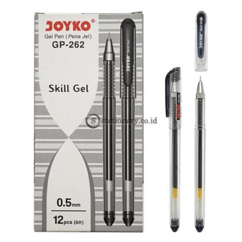 Joyko Ballpoint Gel Pen Skill 0.5Mm Gp-262 Black Office Stationery