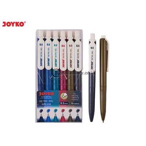 Joyko Color Gel Pen 6 Warna 0.5Mm Gpc-316 Office Stationery