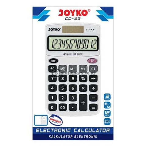 Joyko Kalkulator 12 Digit Cc-43 Office Stationery