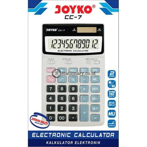 Joyko Kalkulator 12 Digit Cc-7 Office Stationery