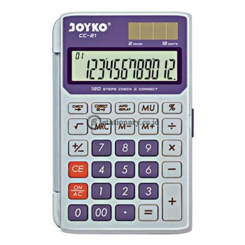 Joyko Kalkulator 12 Digit Check Correct Blue Cc-21 Office Stationery