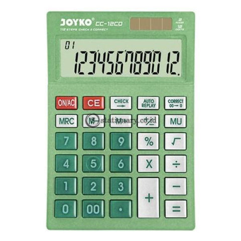 Joyko Kalkulator 12 Digit Check Correct Cc-12Co Office Stationery