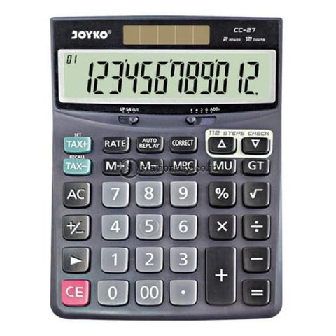 Joyko Kalkulator 12 Digit Check Correct Cc-27 Office Stationery