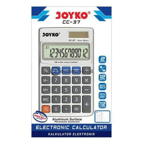 Joyko Kalkulator 12 Digit Check Correct Cc-37 Office Stationery