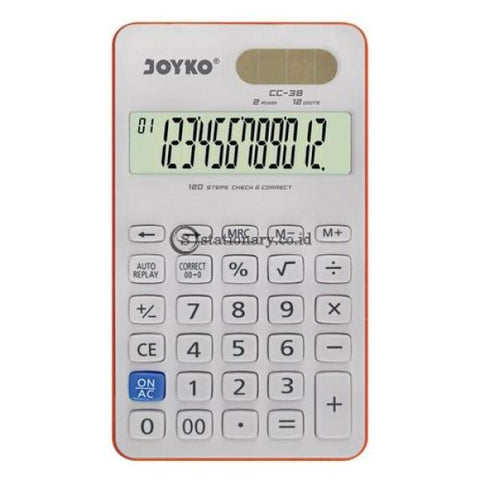 Joyko Kalkulator 12 Digit Check Correct Cc-38 Office Stationery