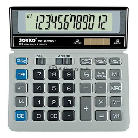 Joyko Kalkulator 12 Digit Check Correct Cc-800Ch Office Stationery