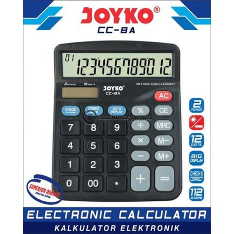 Joyko Kalkulator 12 Digit Check Correct Cc-8A Office Stationery