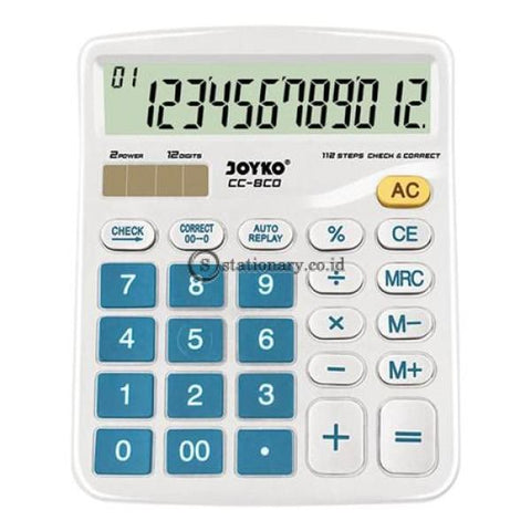 Joyko Kalkulator 12 Digit Check Correct Cc-8Co Office Stationery