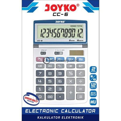 Joyko Kalkulator 12 Digits Cc-6 Office Stationery