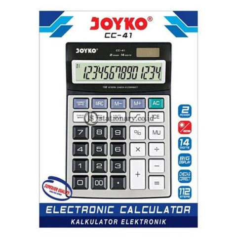 Joyko Kalkulator 14 Digit Check Correct Cc-41 Office Stationery