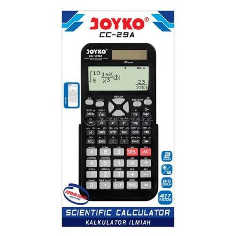 Joyko Kalkulator Scientific 417 Functions Cc-29A Office Stationery