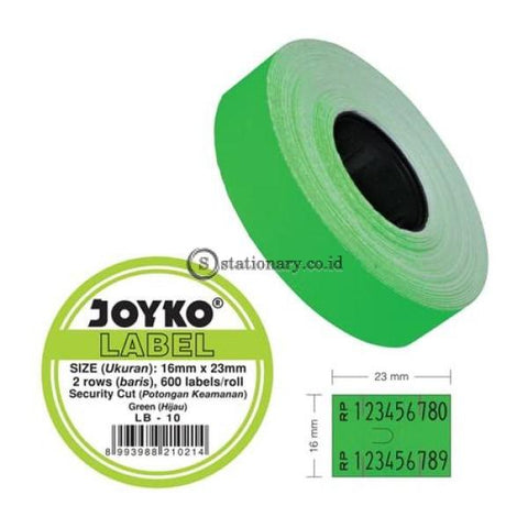Joyko Label Harga Warna 2 Baris Lb-10 (2 Baris) Office Stationery