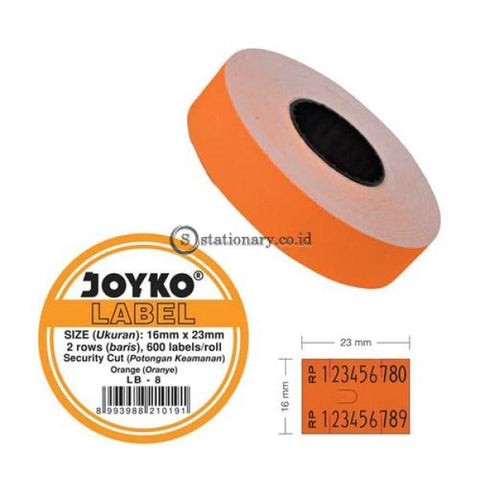 Joyko Label Harga Warna 2 Baris Lb-8 (2 Baris) Office Stationery