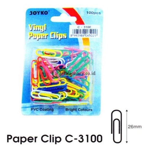 Joyko Paper Clip Warna 26mm C-3100 (Color)