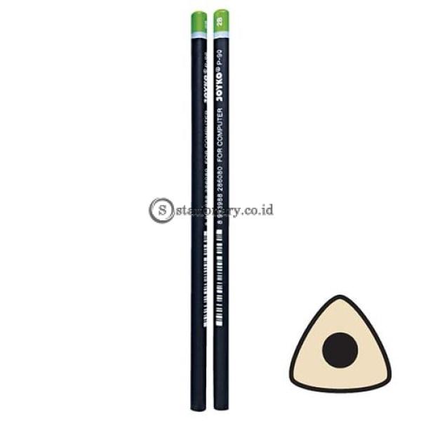 Joyko Pensil 2B For Computer P-90 Office Stationery Lain -