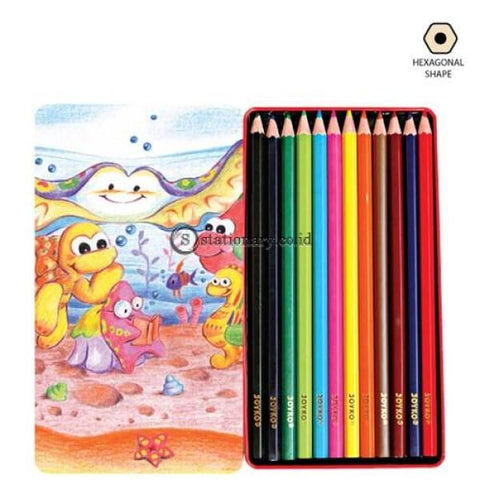 Joyko Pensil Warna 12 Color Pencil Cp-12Tc Office Stationery