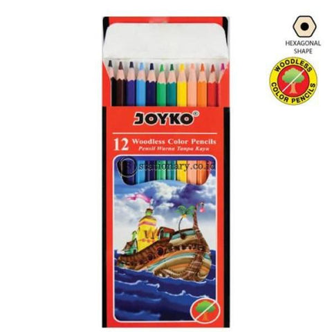 Joyko Pensil Warna 12 Color Pencil Long Cp-103 Office Stationery