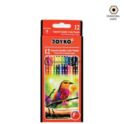 Joyko Pensil Warna 12 Color Pencil Long Cp-105 Office Stationery
