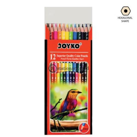 Joyko Pensil Warna 12 Color Pencil Long Cp-105 Office Stationery