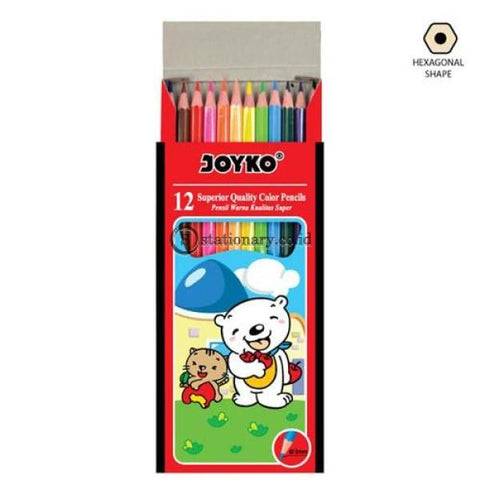 Joyko Pensil Warna 12 Color Pencil Long Cp-12Pb Office Stationery