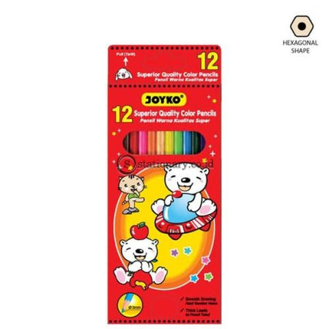 Joyko Pensil Warna 12 Color Pencil Long Cp-8 Office Stationery