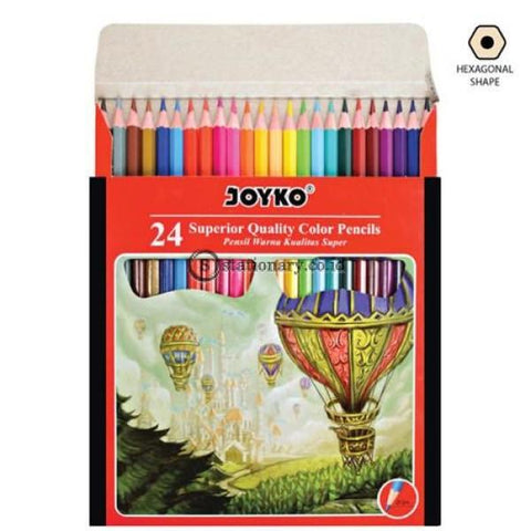 Joyko Pensil Warna 24 Color Pencil Long Cp-101 Office Stationery