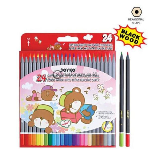 Joyko Pensil Warna 24 Color Pencil Long Cp-2 Office Stationery