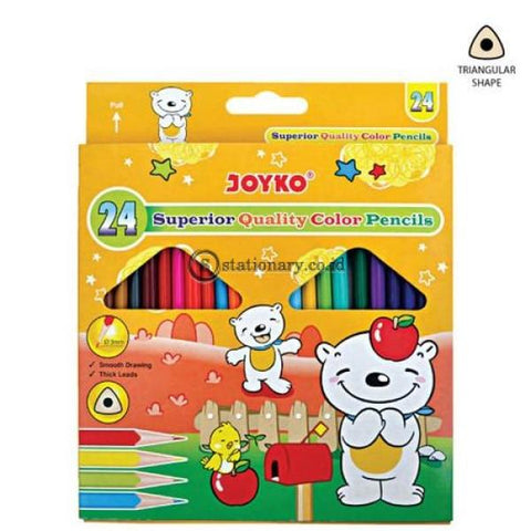 Joyko Pensil Warna 24 Color Pencil Long Cp-Tr24Pb Office Stationery
