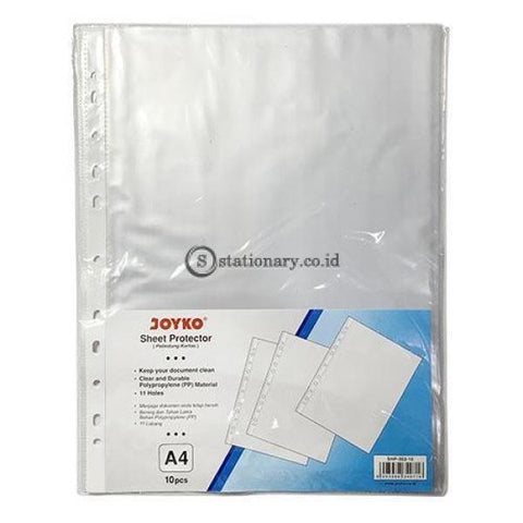 Joyko Plastik Pocket Sheet Protector A4 (10Pcs) Shp-202-10 Office Stationery
