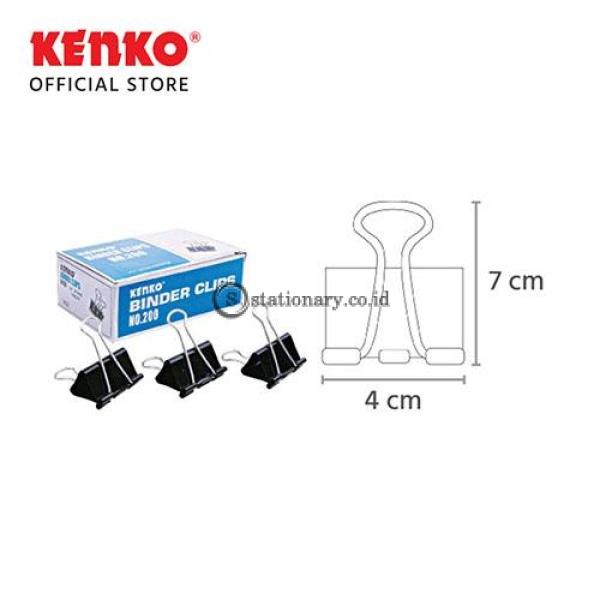 Kenko Binder Clip 1 5/8 Inch (40Mm) No 200 Office Stationery
