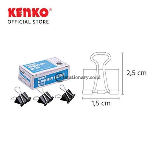 Kenko Binder Clip 1/2 Inch (15Mm) No 105 Office Stationery