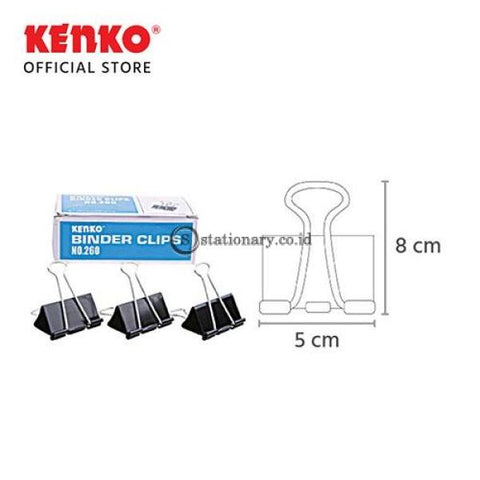 Kenko Binder Clip 2 Inch (50Mm) No 260 Office Stationery