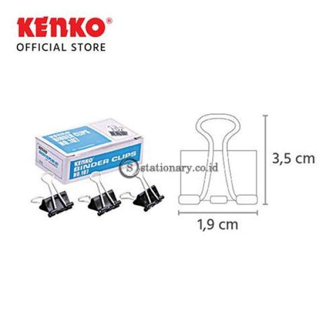 Kenko Binder Clip 3/4 Inch (19Mm) No 107 Office Stationery