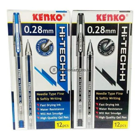 Kenko Gel Pen Hi-Tech H 0.28Mm Hitam Office Stationery