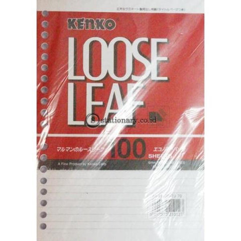 Kenko Loose Leaf 100 Sheets A5-Ll100 Office Stationery