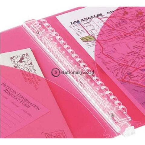 Kokuyo Binder Notebook Pocket A5 L-Ap131 Kokuyo L-Ap131-Pink Office Stationery