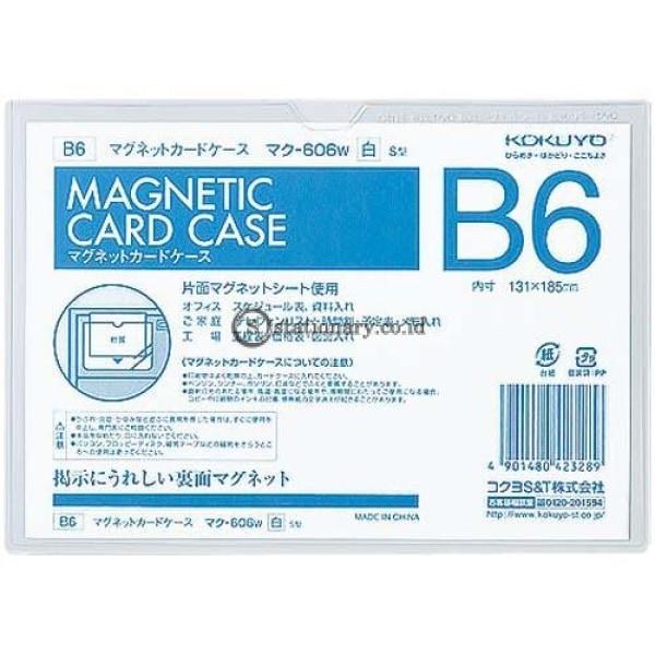 Kokuyo Magnetic Card Case B6 Maku-606 Kokuyo Maku-606-Blue Office Stationery Equipment