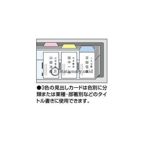 Kokuyo Name Card Holder Pp 204 Lembar Mei-20 Name-Card-Mei-20-Blue Office Stationery