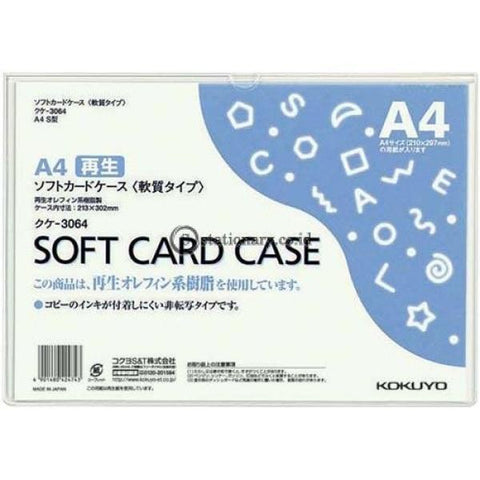 Kokuyo Soft Card Case A4 Kuke-3064 Office Stationery