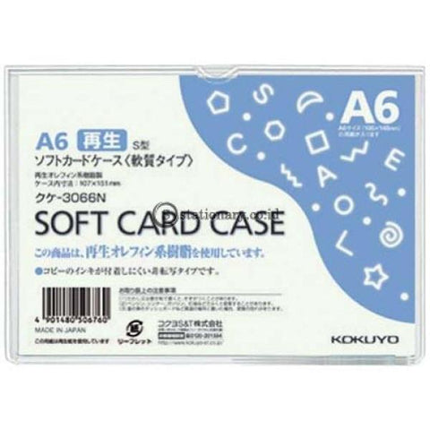 Kokuyo Soft Card Case A6 Kuke-3066N Office Stationery
