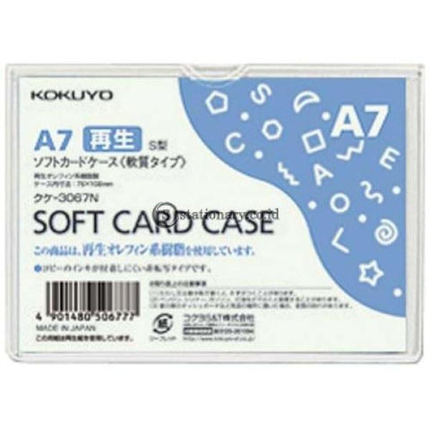 Kokuyo Soft Card Case A7 Kuke-3067N Office Stationery
