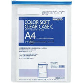 Kokuyo Soft Clear Case A4 Kuke-354B Office Stationery