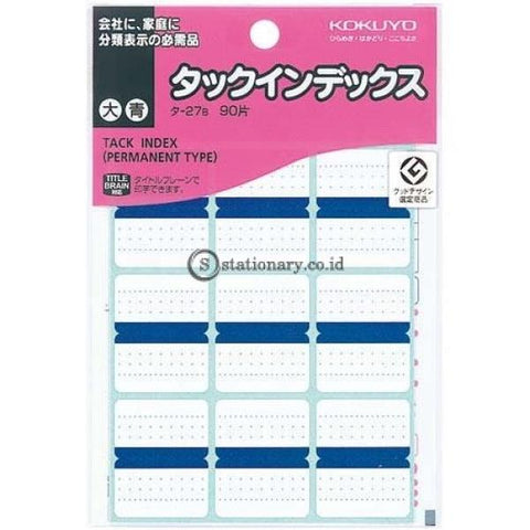 Kokuyo Tack Index T-27 Tack-Index-Biru Office Stationery